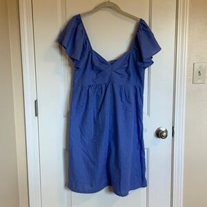 LA Relaxed Flutter Sleeve Sun Dress